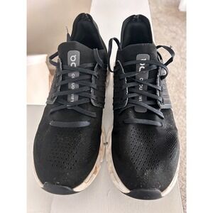 On Cloudswift Mens Running Shoes Black White Road Sneakers US 10 EU 44